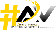 Hashtag Audio Visual logo